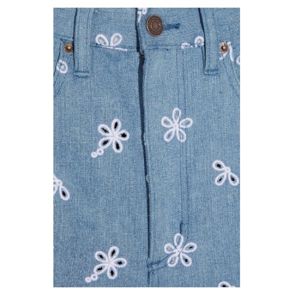 MARC JACOBS Broderie anglaise high-rise jeans - Picture 3 of 4